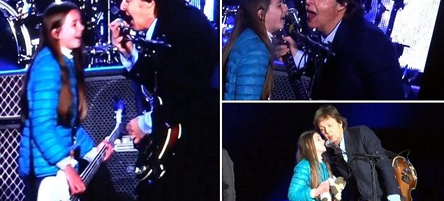 La fabulosa historia de la nena que tocó con Paul McCartney: «Tengo un segundo sueño: volver a actuar con él»