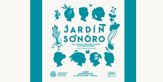 Comenzó «Jardín sonoro», para recorrer un jardín y escuchar historias