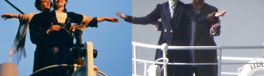 Céline Dion recreó la emblemática escena de Titanic e interpretó su inolvidable hit