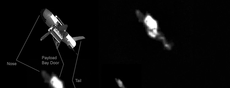 Capturan las primeras imágenes de la misteriosa nave espacial X-37B orbitando la Tierra