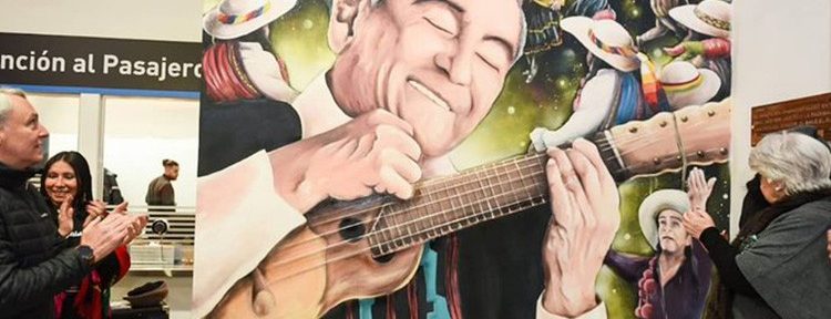Se inauguró un mural en conmemoración a Jaime Torres en la estación Moreno