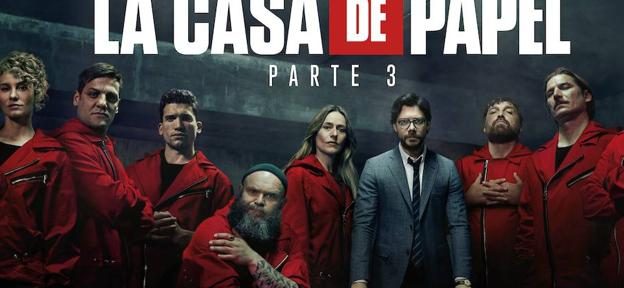 Más de 34 millones de espectadores vieron el inicio de la tercera temporada de «La casa de papel»