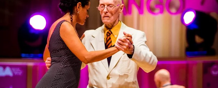El sueño del irlandés: tiene 99 años y vino para competir en el Mundial de Tango