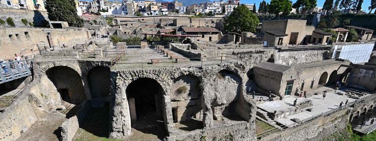 Reabrió el Parque Arqueológico de Herculano, cerrado durante 35 años