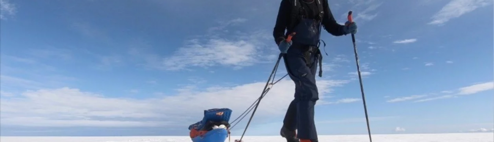 Un explorador chino intentará cruzar la Antártida solo y sin ayuda para concientizar sobre el cambio climático