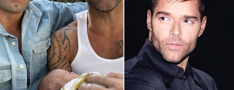 Ricky Martin mostró a su cuarto hijo recién nacido