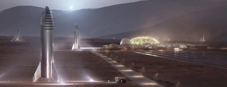 La NASA está ayudando a SpaceX a buscar dónde aterrizar en Marte