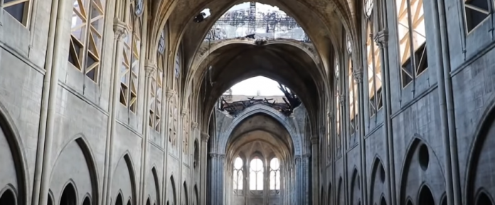 Así luce hoy el interior de la catedral de Notre Dame: “No podemos decir que está a salvo”