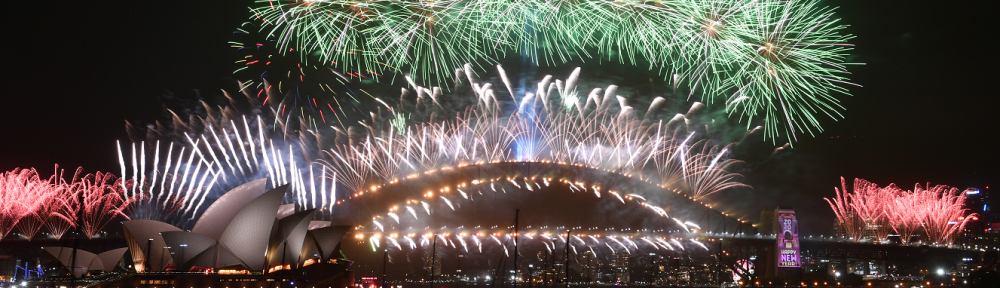 Así se celebró la llegada de 2020 alrededor del mundo