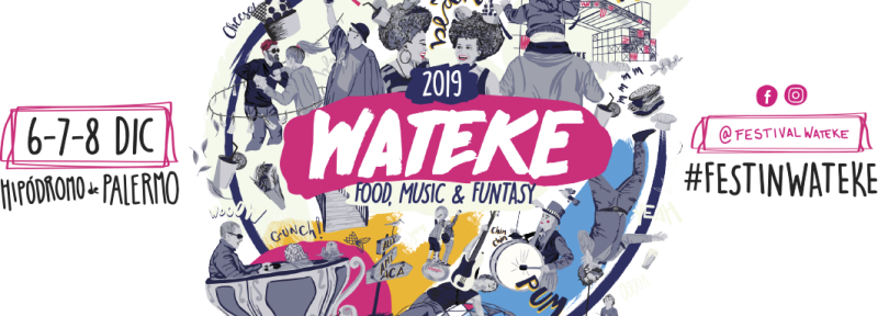 El line up del  festival Wateke de este fin de semana