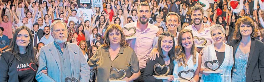 Se entregaron los premios a los Abanderados de la Argentina Solidaria