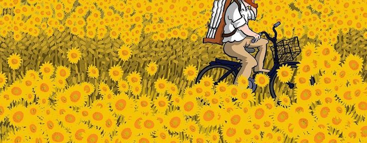 Un ilustrador recrea la vida de Van Gogh con un cómic lleno de color