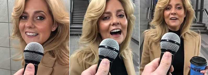 Una mujer sorprendió a un conductor al cantar “Shallow” de Lady Gaga y se volvió viral