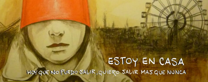 “Estoy en casa”: dibujos y frases que muestran qué sienten los argentinos durante la cuarentena total