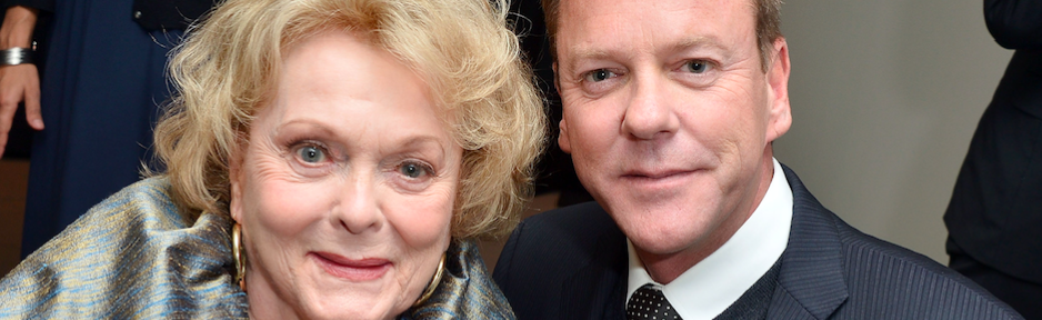 Falleció la actriz Shirley Douglas, madre de Kiefer Sutherland