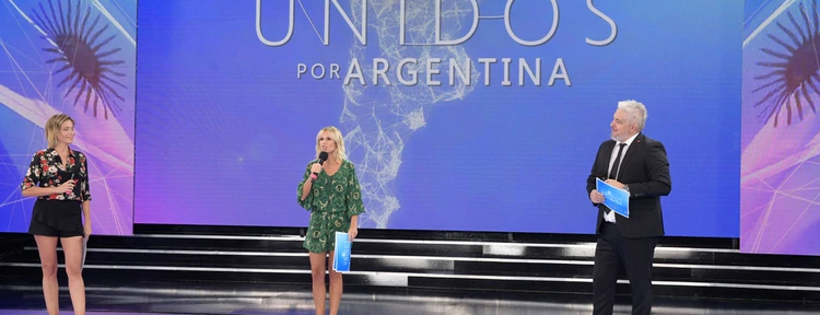 Así fue la histórica transmisión de “Unidos por Argentina”