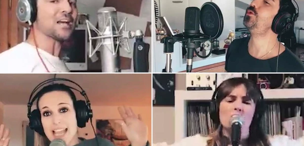 Cantantes españoles se unieron para hacer una extraordinaria versión de “Resistiré”