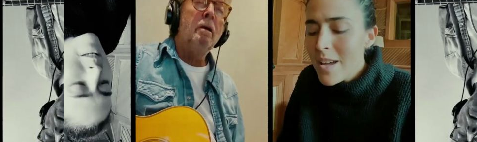 Eric Clapton reapareció en cuarentena y canta «Tears in Heaven» con una artista portuguesa de 25 años