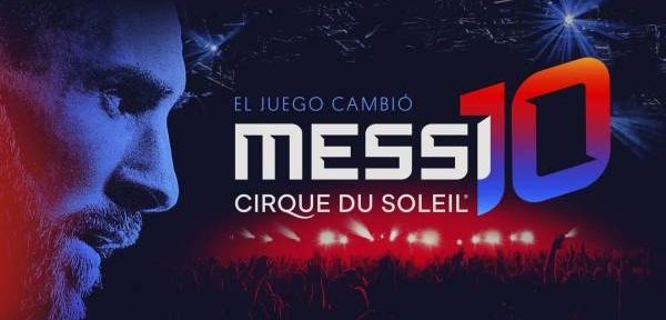 El Cirque Du Soleil compartió un adelanto virtual de Messi10, el espectáculo sobre el astro argentino