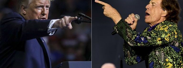 Los Rolling Stones advierten a Trump con una demanda si utiliza sus canciones