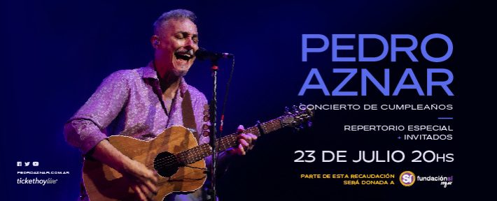 Hoy: Pedro Aznar celebra su cumpleaños con un concierto por streaming desde su casa