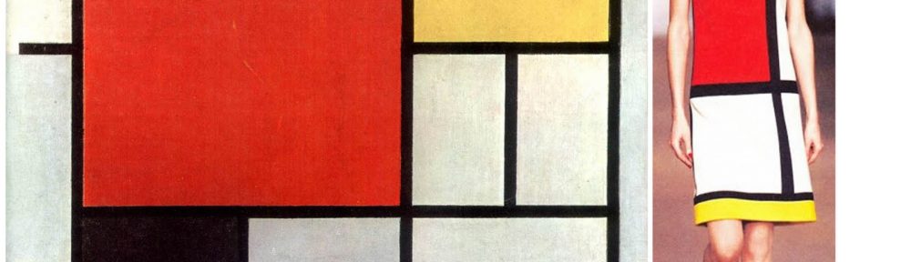 Las líneas de Mondrian como fuente de inspiración