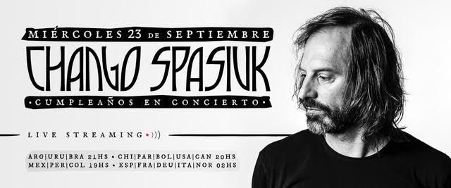 Chango Spasiuk celebró su cumpleaños 52 con un recital virtual en cuarteto