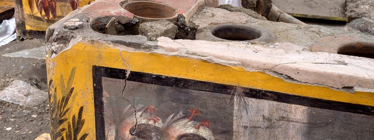 Nuevo hallazgo sorprendente en Pompeya: descubrieron un local de “fast-food” donde aún hay restos de comida