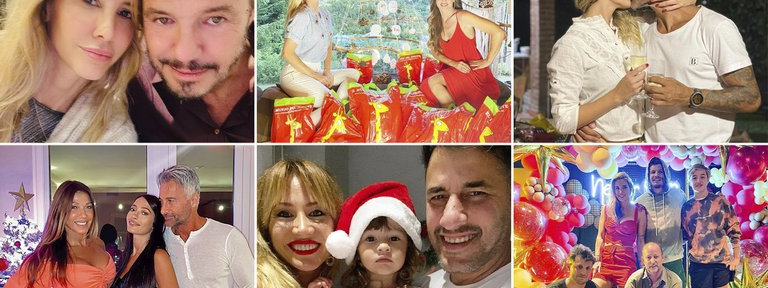 Los mensajes y las fotos de los famosos que festejaron Navidad
