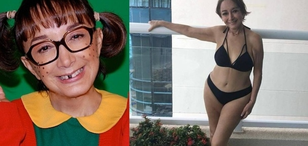 A los 70 años: La Chilindrina sorprendió con una foto en bikini y sin maquillaje