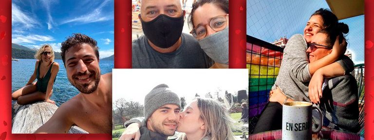 Amor en tiempos de pandemia: historias de parejas que se conocieron en pleno aislamiento