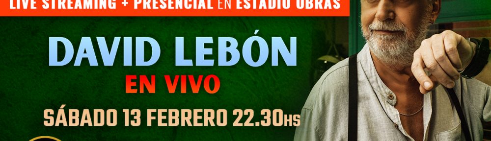 David Lebón vuelve a Obras