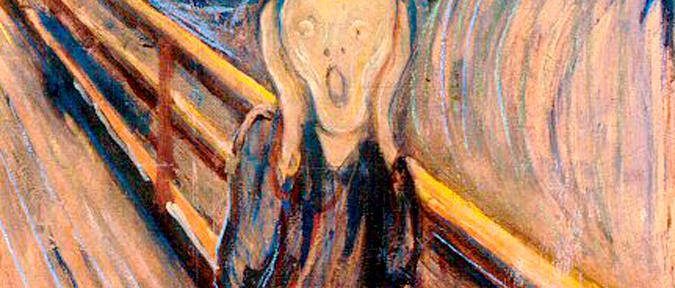 La frase inscripta en el cuadro «El grito», de Munch, fue escrita por el artista
