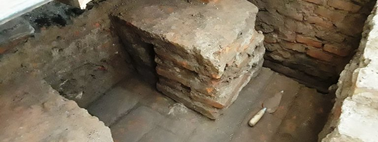 El increíble hallazgo del piso de una casa del Buenos Aires de 1810 que apareció en una excavación en San Telmo