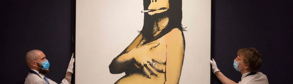 Venden el cuadro en que Banksy se rió de Demi Moore