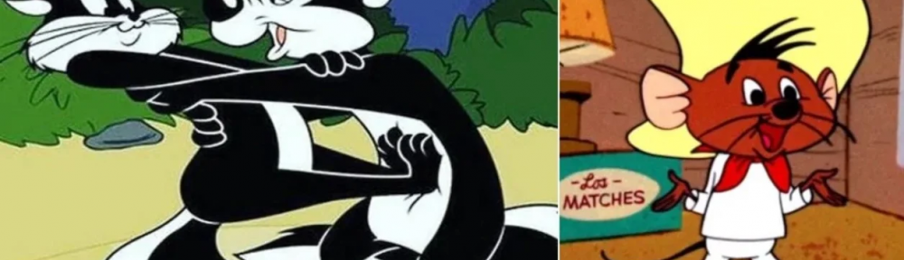 Piden cancelar a Pepe Le Pew y Speedy Gonzales por acoso sexual y racismo