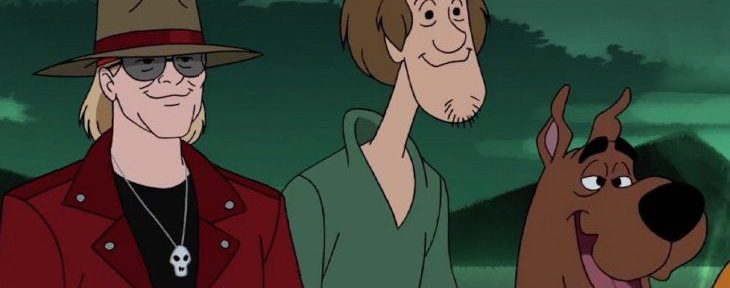 Axl Rose se convierte en caricatura en un nuevo capítulo de Scooby Doo