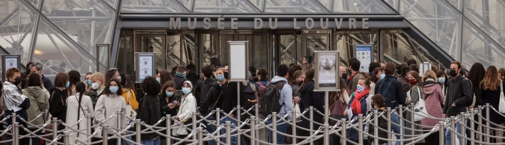 Furor por el Louvre, que reabrió tras siete meses en pausa por el coronavirus