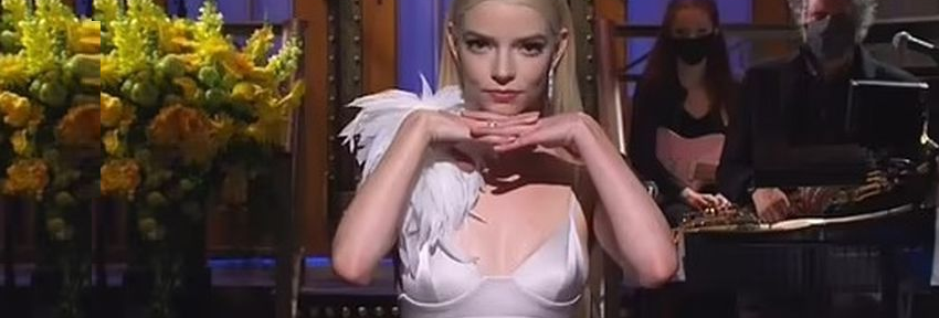 Anya Taylor-Joy  mostró todo su talento en el último programa de SNL