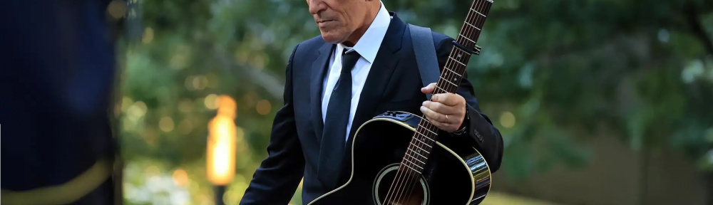 “Te veré en mis sueños”: la emotiva canción que Bruce Springsteen interpretó en la ceremonia por el 20 aniversario del 11-S