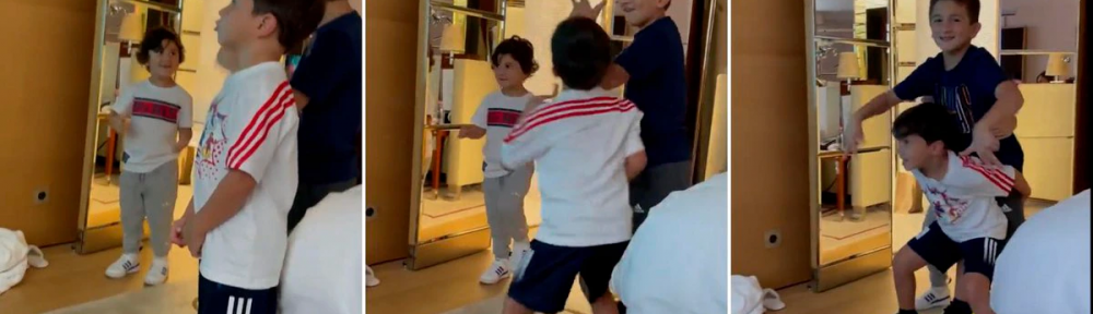 Furor por el video de los hijos de Lionel Messi bailando al ritmo del nuevo tema de Bizarrap, que tiene varios guiños al astro argentino