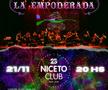 La Empoderada se presenta en Niceto Club