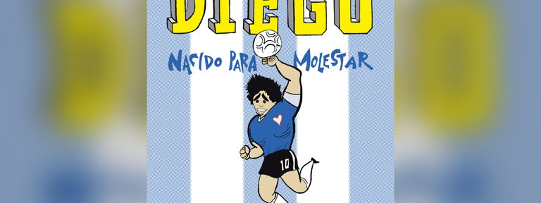 Miguel Rep y una biografía ilustrada de Diego Maradona, el hombre “nacido para molestar”