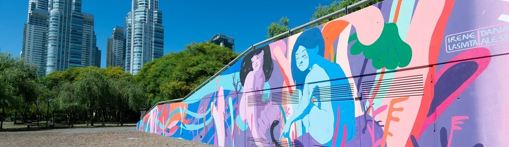 Cómo es el primer mural con temática de género de la Argentina