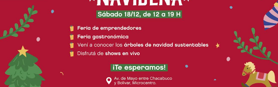 Navidad en la Ciudad de Buenos Aires: se realizó la feria navideña a Avenida de Mayo