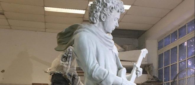Una escultura de dos metros rendirá homenaje a Gustavo Cerati
