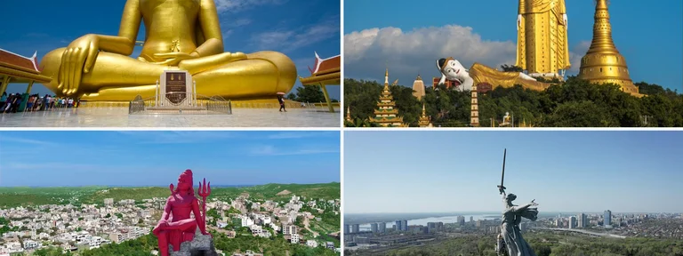 Las historias ocultas detrás de las 10 estatuas más altas del mundo