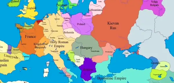 El curioso vídeo que muestra cómo han cambiado las fronteras europeas los últimos 1.000 años