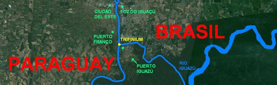Un argentino en Brasil: “Hito Tres Fronteras”