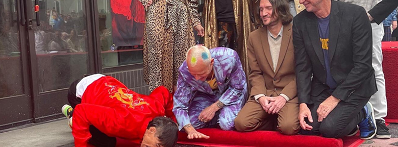 Red Hot Chili Peppers tiene su estrella en el Paseo de la Fama de Hollywood